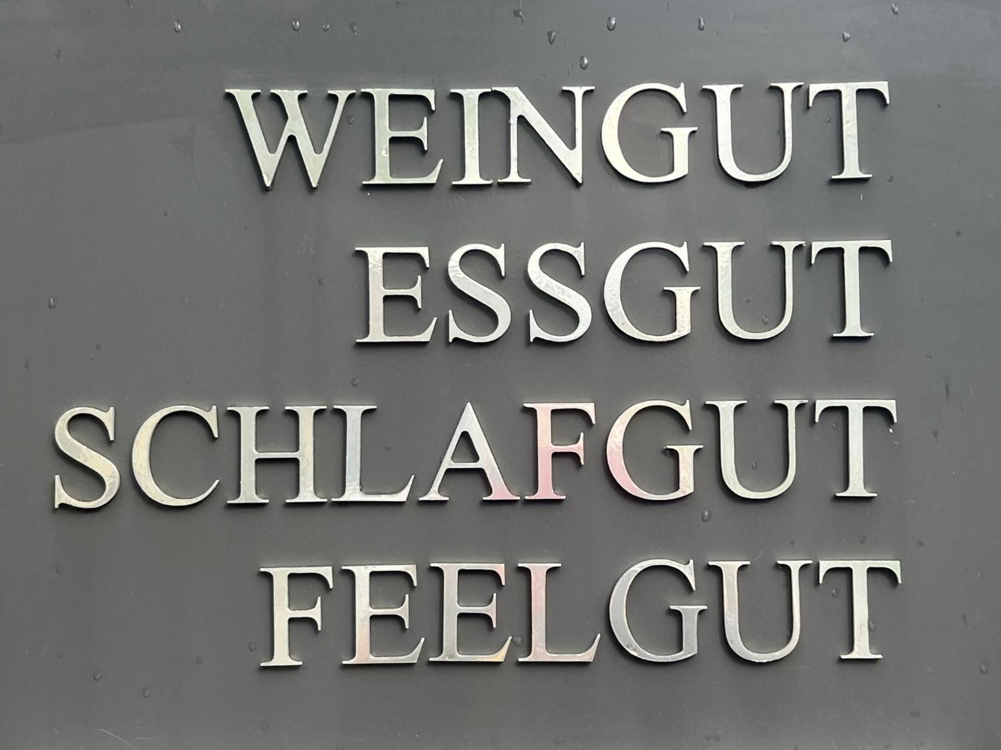 Hotel Weingut Essgut Schlafgut Sabathihof-Dillinger Glanz an der Weinstraße Exterior foto